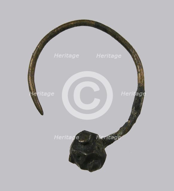 Earring, Frankish, 6th-7th century. Creator: Unknown.