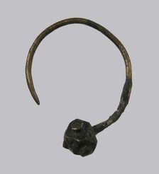 Earring, Frankish, 6th-7th century. Creator: Unknown