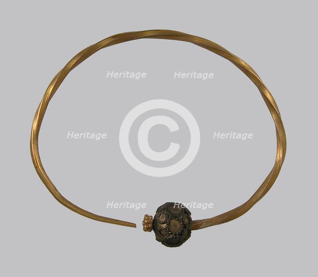 Earring, Frankish, 6th-7th century. Creator: Unknown.