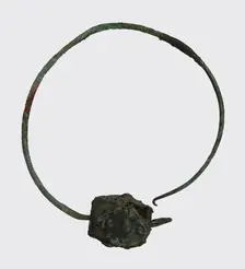 Earring, Frankish, 6th-7th century. Creator: Unknown