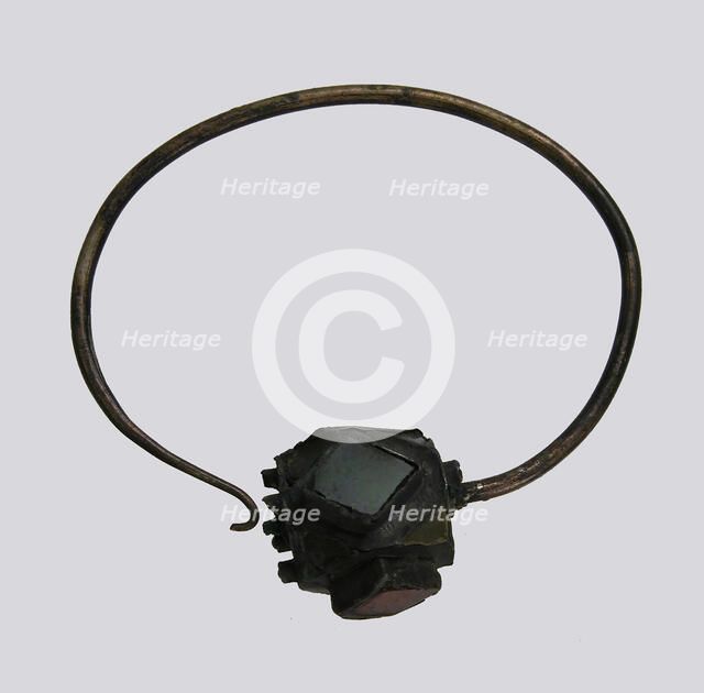 Earring, Frankish, 6th-7th century. Creator: Unknown.