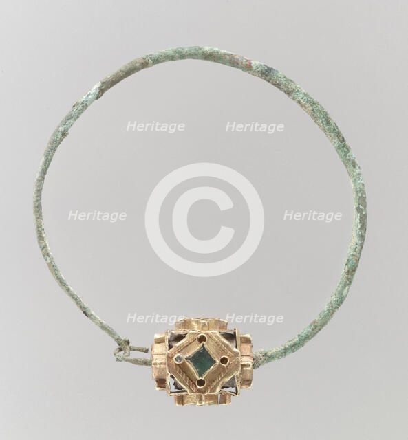 Earring, Frankish, 6th-7th century. Creator: Unknown.