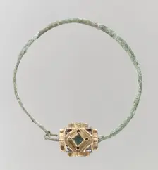 Earring, Frankish, 6th-7th century. Creator: Unknown