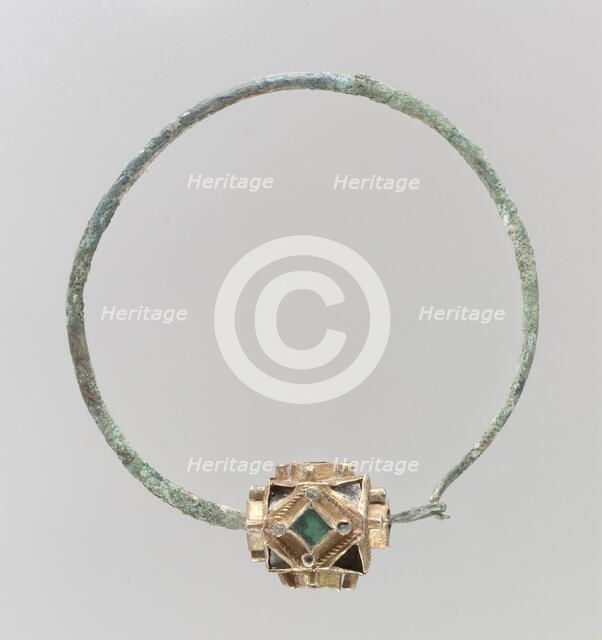 Earring, Frankish, 6th-7th century. Creator: Unknown.