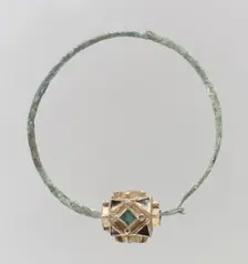 Earring, Frankish, 6th-7th century. Creator: Unknown