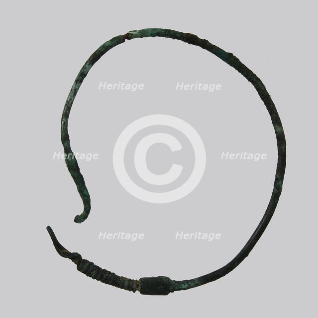 Earring, Frankish, 7th century. Creator: Unknown.