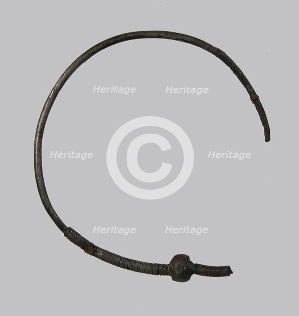 Earring, Frankish, 7th century. Creator: Unknown.