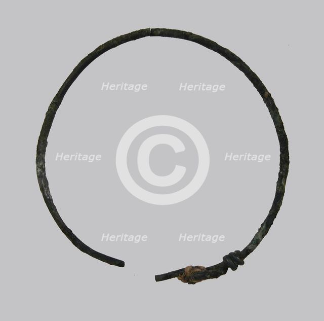 Earring, Frankish, 7th century. Creator: Unknown.