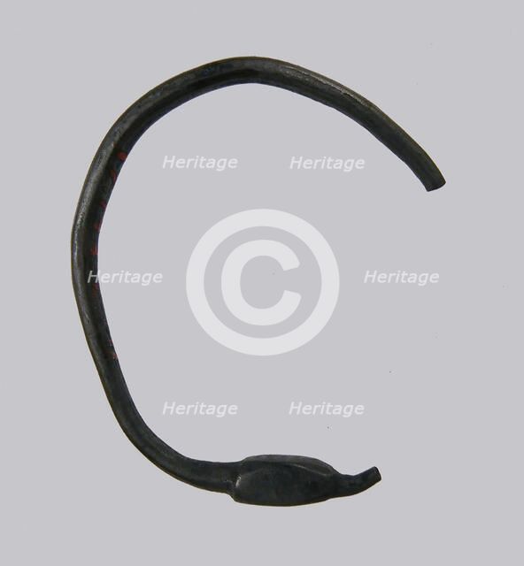 Earring, Frankish, 7th century. Creator: Unknown.