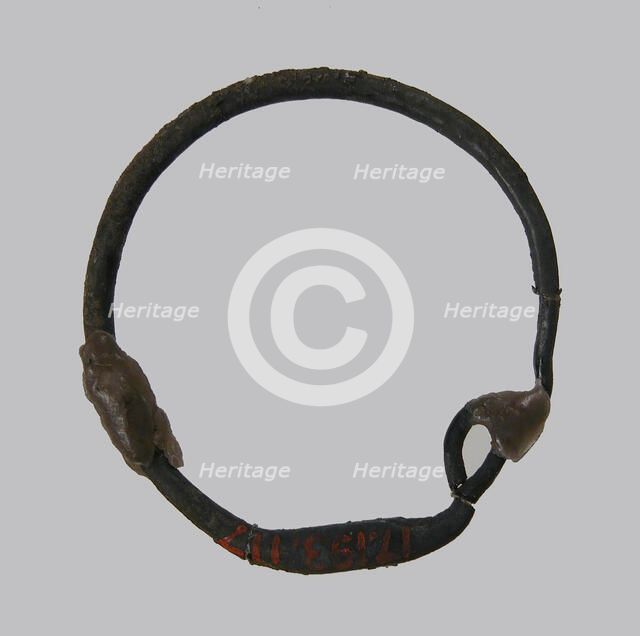 Earring, Frankish, 7th century. Creator: Unknown.