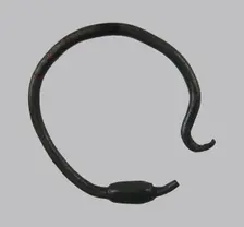 Earring, Frankish, 7th century. Creator: Unknown