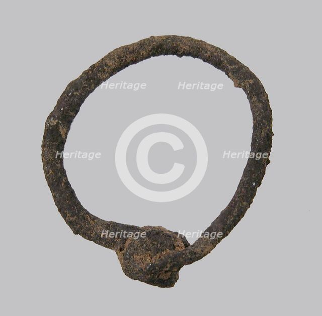 Earring, Frankish, 7th century. Creator: Unknown.