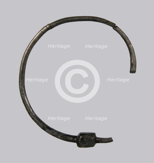 Earring, Frankish, 7th century. Creator: Unknown.