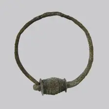 Earring, Frankish, 7th century. Creator: Unknown