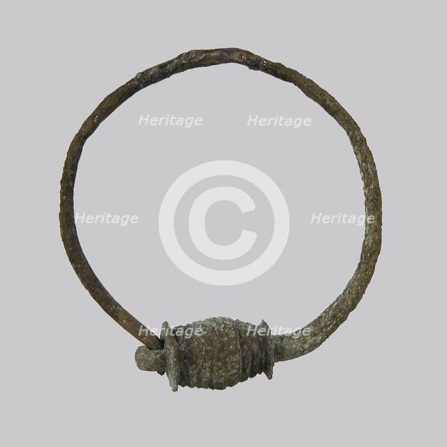 Earring, Frankish, 7th century. Creator: Unknown.