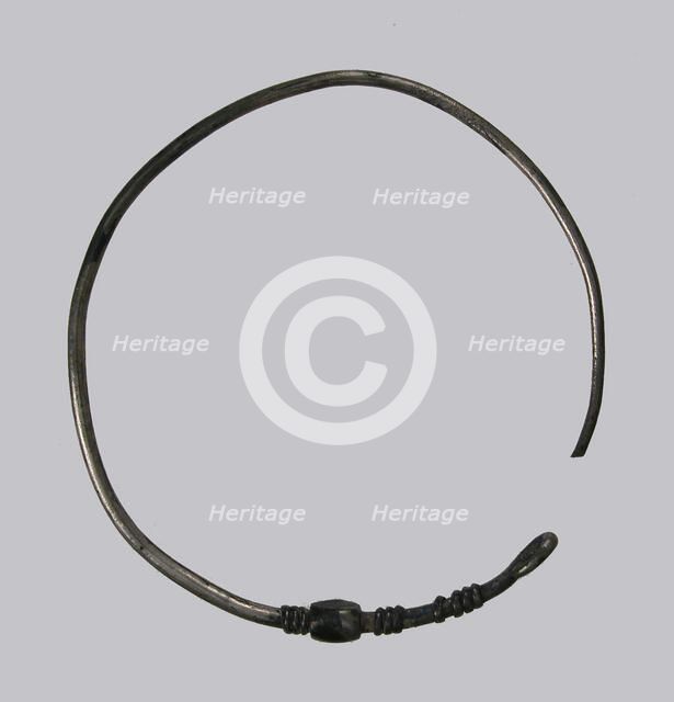 Earring, Frankish, 7th century. Creator: Unknown.