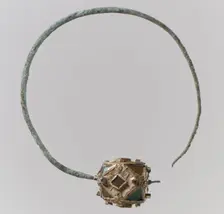 Earring, Frankish, 7th century (?). Creator: Unknown