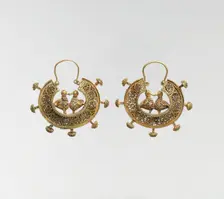 Earring, Iran, 11th-12th century. Creator: Unknown