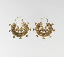 Earring, Iran, 11th-12th century. Creator: Unknown