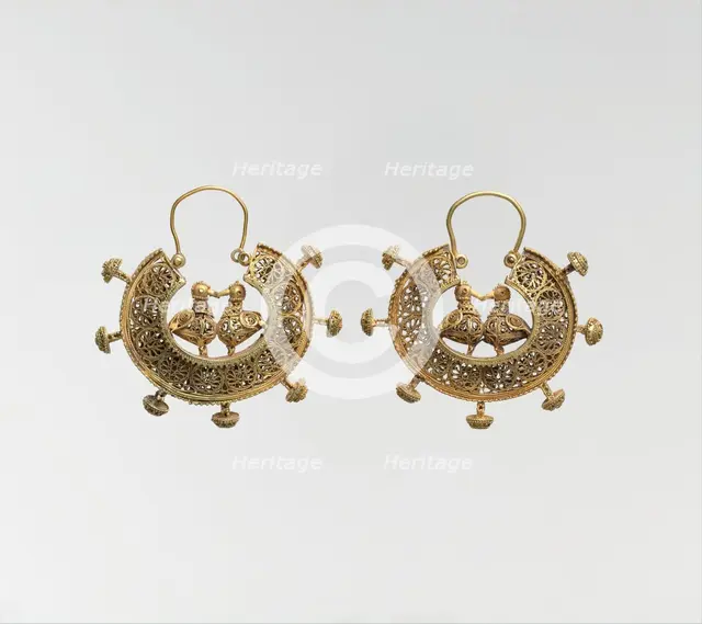 Earring, Iran, 11th-12th century. Creator: Unknown.