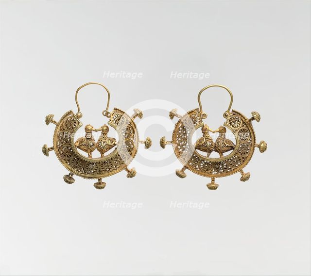 Earring, Iran, 11th-12th century. Creator: Unknown.