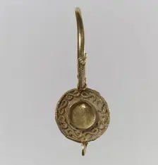 Earring, Langobardic or Byzantine (?), 6th-7th century. Creator: Unknown