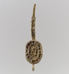 Earring, Langobardic or Byzantine (?), 6th-7th century. Creator: Unknown