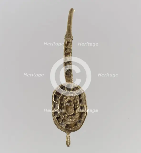 Earring, Langobardic or Byzantine (?), 6th-7th century. Creator: Unknown.