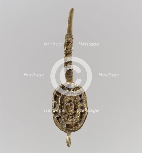 Earring, Langobardic or Byzantine (?), 6th-7th century. Creator: Unknown.