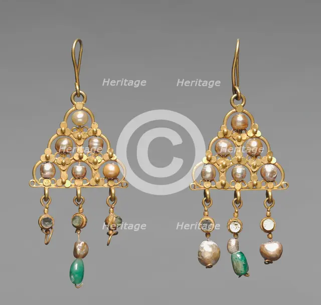 Earring (one of a pair), 600s. Creator: Unknown.