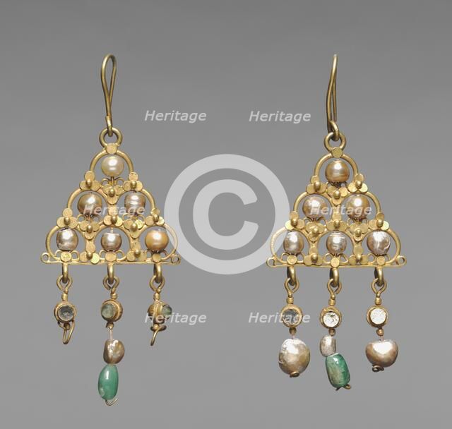 Earring (one of a pair), 600s. Creator: Unknown.