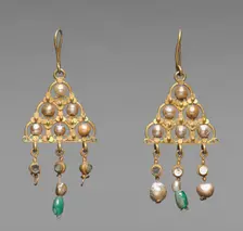Earring (one of a pair), 600s. Creator: Unknown