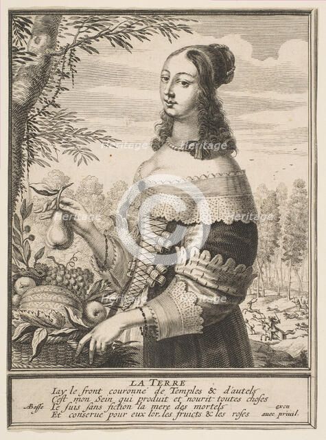 Earth, 1630. Creator: Abraham Bosse.