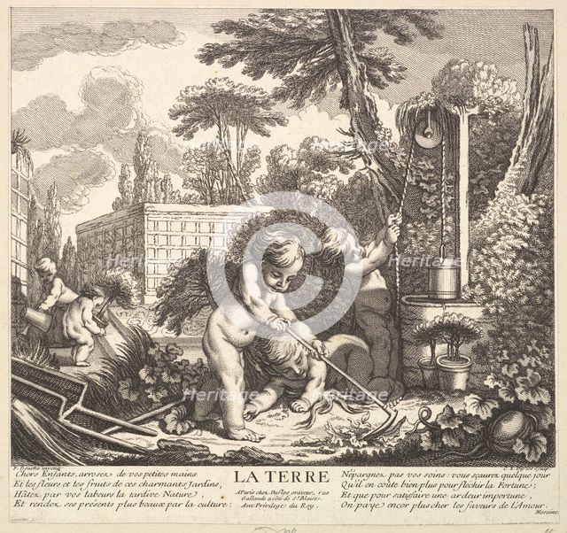 Earth, 18th century. Creator: Claude Augustin Duflos le Jeune.