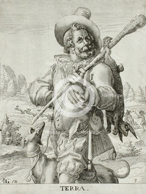 Earth, c1588. Creator: Jacques de Gheyn II.