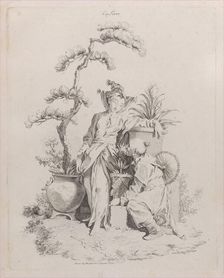 Earth, from The Four Elements, 1738-49. Creator: Pierre Alexandre Aveline