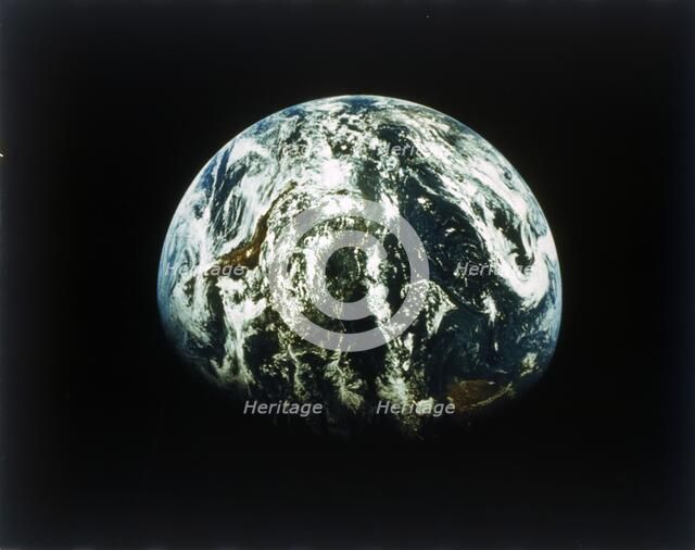 Earth from Apollo 15, 26 July 1971. Creator: NASA.