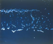 Earth from space - the Great Barrier Reef, Australia, seen from the Space Shuttle, 1983. Creator: NASA