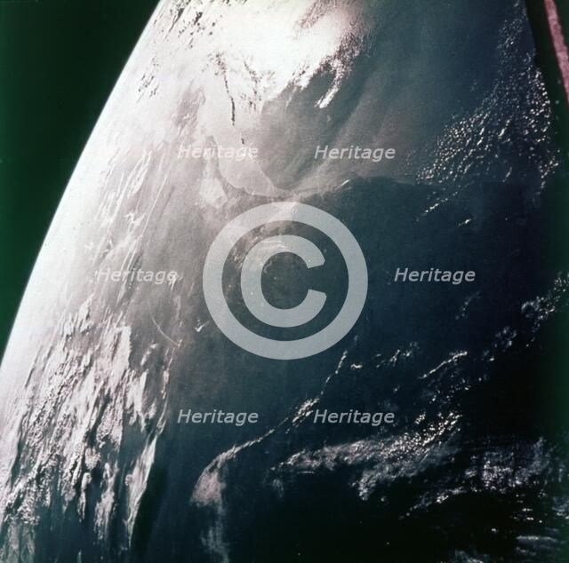 Earth from space - the Gulf coast, Houston and Galveston Bay, USA, c1980s. Creator: NASA.