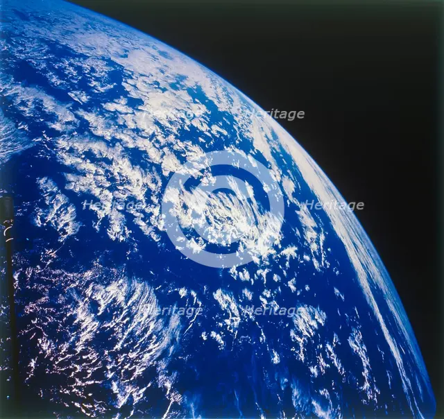 Earth from space - the Indian Ocean off Australia seen from Gemini 11, September 1966. Creator: NASA.