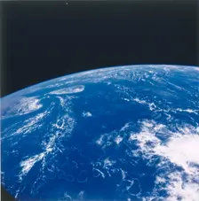Earth from space - the Indian Ocean, c1980s. Creator: NASA