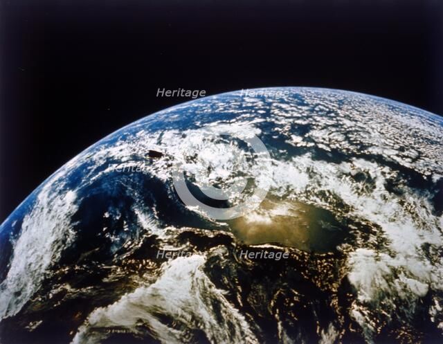 Earth from space - the Mediterranean, c1980s. Creator: NASA.