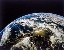Earth from space - the Mediterranean, c1980s. Creator: NASA