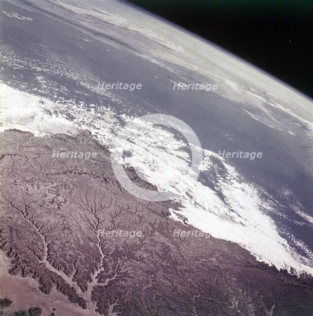 Earth from space - the Sudan, c1980s. Creator: NASA.