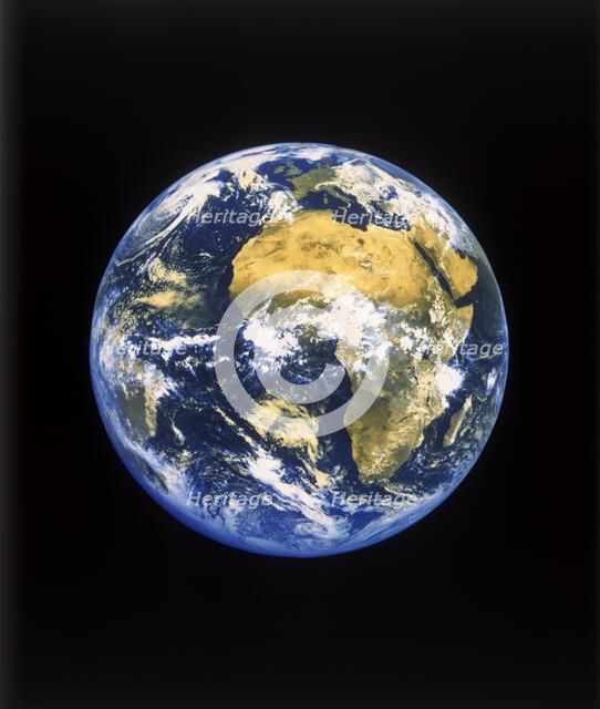 Earth from space - Africa and the Atlantic Ocean, c1980s.  Creator: NASA.