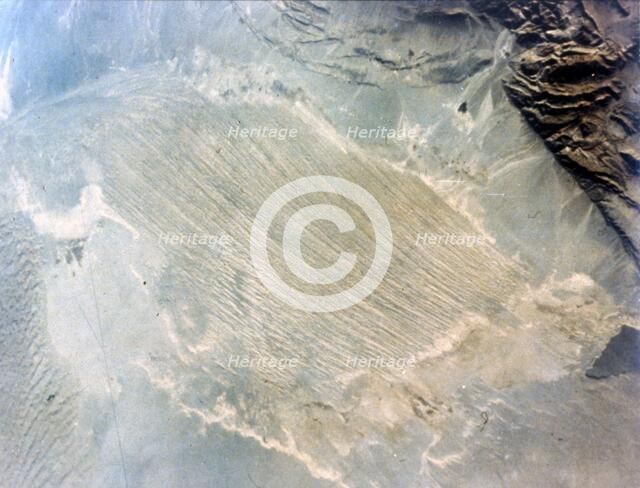 Earth from space - Dasht-E-Lut, Iran, second Space Shuttle flight, 1981. Creator: NASA.