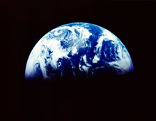 Earth from space, December 1992