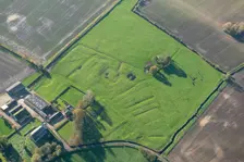 Earthwork remains of Swine Cistercian nunnery, East Riding of Yorkshire, 2023. Creator: Robyn Andrews