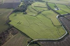 Earthwork remains of the medieval settlement at Wormleighton, Warwickshire, 2014. Creator: Historic England Staff Photographer