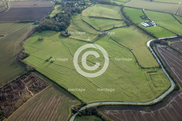 Earthwork remains of the medieval settlement at Wormleighton, Warwickshire, 2014. Creator: Historic England Staff Photographer.